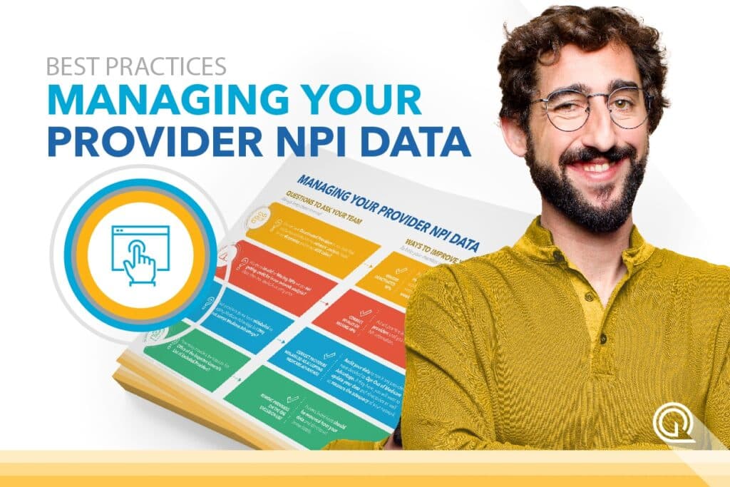 Best Practices Infographic How to Manage Your Provider NPI Data