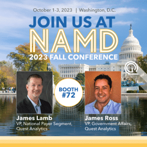 Join Quest Analytics at NAMD 2023 October 1-3, 2023 in Washington, D.C.