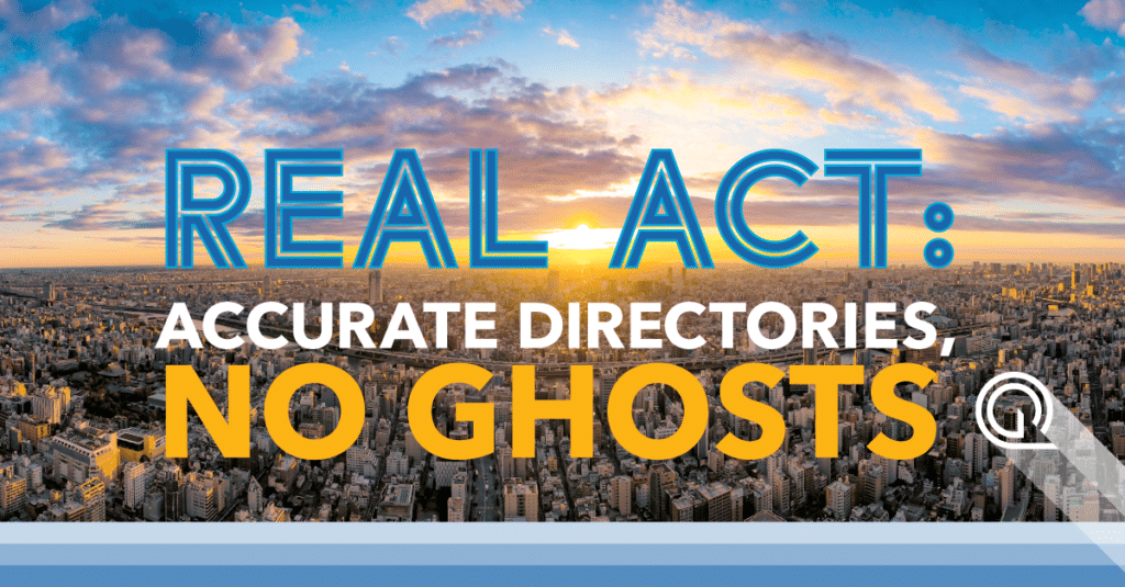 Requiring Enhanced & Accurate Lists of Health Providers Act: Accurate Provider Directories, No Ghosts Networks