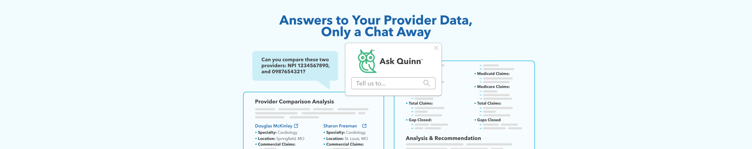 QES Quinn AI Assistant, Answers to Your Provider Data, Only a Chat Away